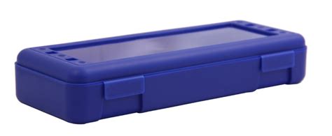 Pencilruler Box Blue Romanoff Products
