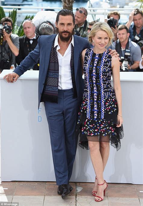 Stylish Naomi Watts Puts On A Brave Face To Promote Film With Matthew