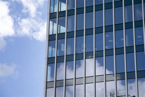 Modern Curtain Wall Made Of Glass And Steel Stock Photo Image Of