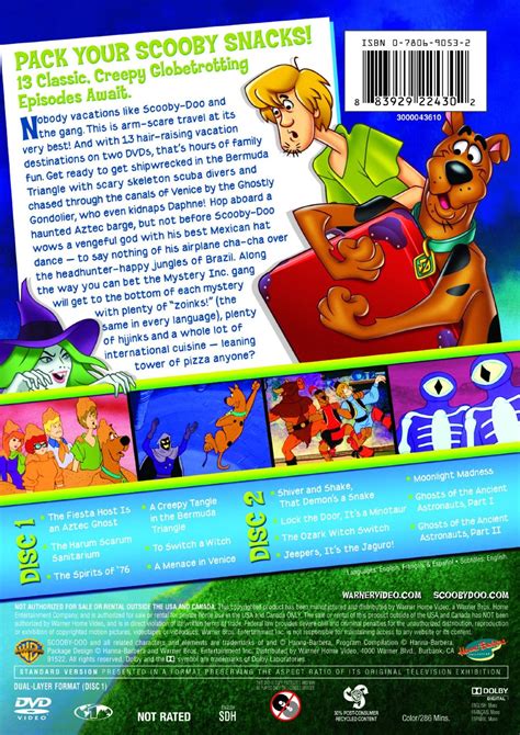 Image Scooby Doo 13 Spooky Tales Atw Dvd Back Cover Scoobypedia