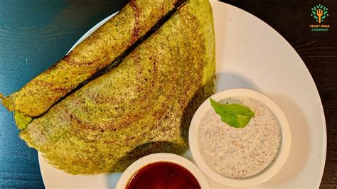 How To Make Pesarattu Dosa Recipe Green Moong Dal Recipe In Kannada And Hindi Youtube