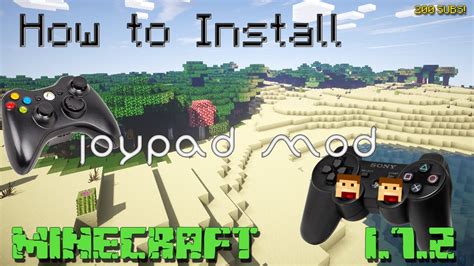 How To Install The Joypad Mod For Minecraft 172 Youtube