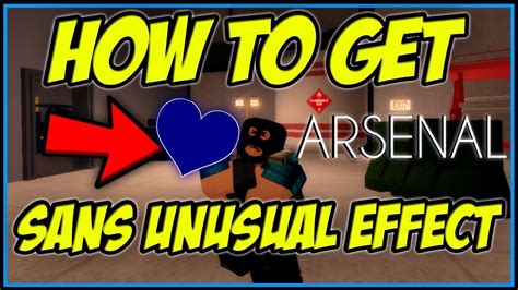 To redeem arsenal codes, launch the game and look for the twitter icon button on your screen. *FREE* HOW TO GET SANS UNUSUAL EFFECT FOR ALL SKINS IN ...