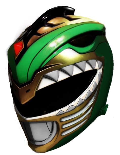 Green Power Ranger Cosplay Helmet