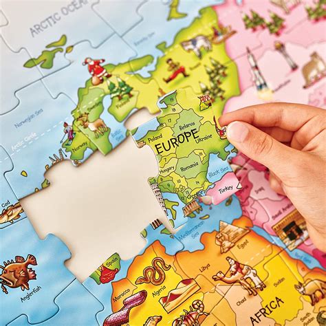 Orchard Toys World Map Jigsaw Puzzle And Poster Toys At Foys