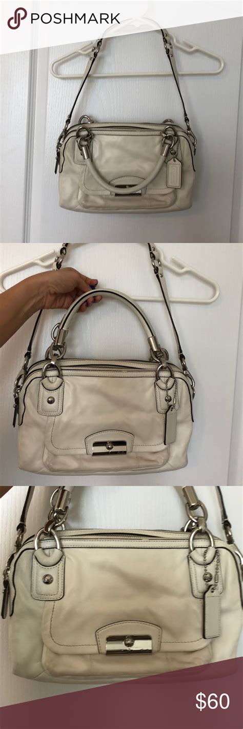 Leather Coach Bag Off White Coach Bags Leather Bags