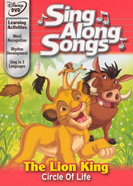 Disneys Sing Along Songs The Lion King Circle Of Life