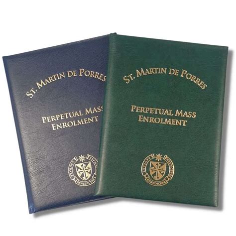 Perpetual Mass Enrolment Cards And Ts St Martin Apostolate