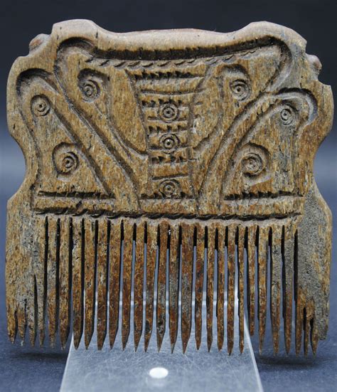 Rare Ancient Roman Decorated Cow Bone Bovine Hair Comb 1st 3rd Century
