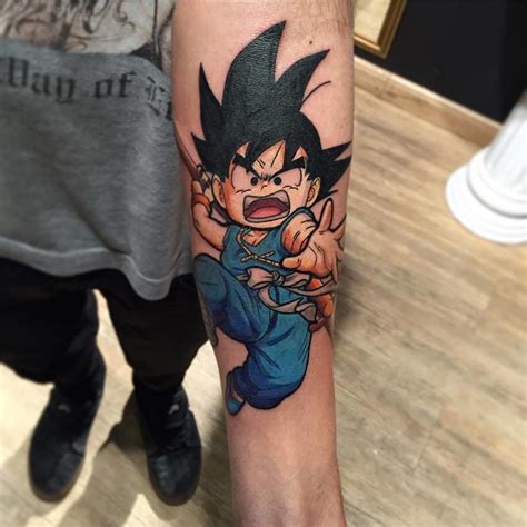 Sintético 175 Tatuagem Goku Colorida Bargloria