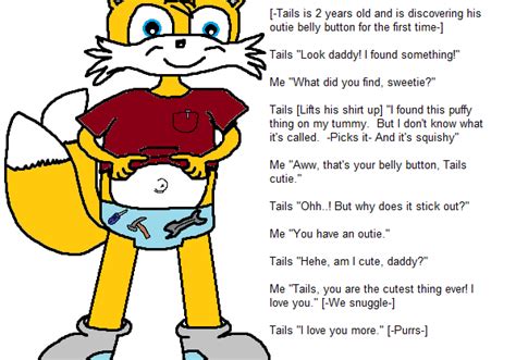 Tails Discovers His Bellybutton By Davidl0ud On Deviantart