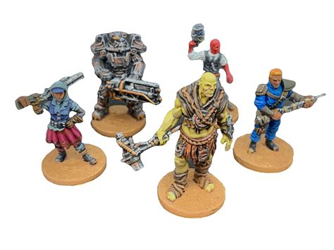 Painting Service Fallout Board Game Figures Hand Painted Etsy