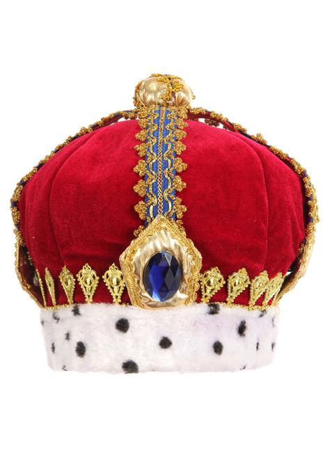 Royal King Costume Hat For Adults