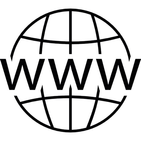 World Wide Web On Grid Icons Free Download