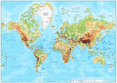 Mercator Map Of Earth