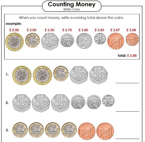Uk Money Worksheets To 5 Free Counting Money Worksheets Uk Coins