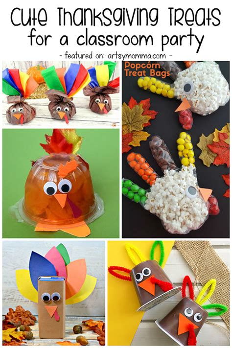 Crafty Classroom Treats For A Thanksgiving Party Artsy Momma
