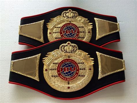 Ibu International Boxing Union Boxing Belts Masis Boxing Belts