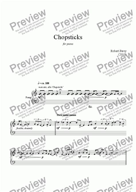Check spelling or type a new query. Chopsticks - Download Sheet Music PDF file
