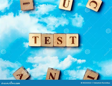 The Word Test Stock Photo Image Of Abstract Diagnostic 85232522