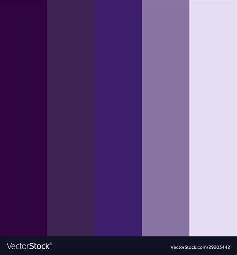 Design Purple Color Palette Royalty Free Vector Image