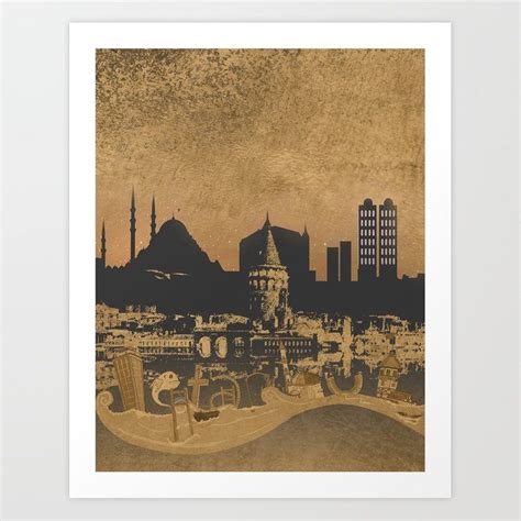 Buy Istanbul Art Print By Talipmemis Worldwide Shipping Available At