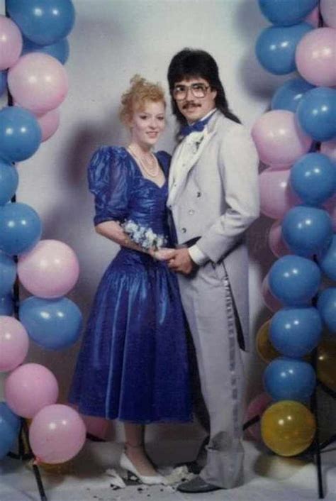 ‘mullet Hall Of Fame 1980s Prom Photo In 2019 80s Prom 1980s