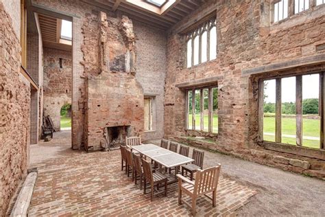 In England A Renovated Castle Keeps Its Ruined Façade Interiors