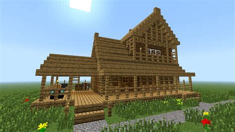 I thought a really cool design was when you place down oak wood logs and then put in birch wood logs except facing side to side. MINECRAFT: How to build little wooden house (2nd floor) (With images) | Minecraft houses ...