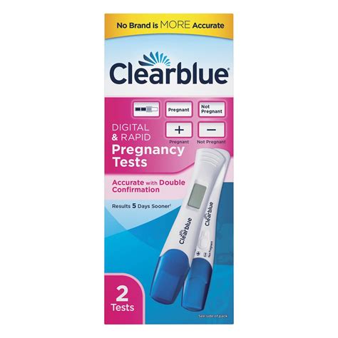 Pregnancy Test Combo Pack Clearblue 2ct Digital With Smart Countdown