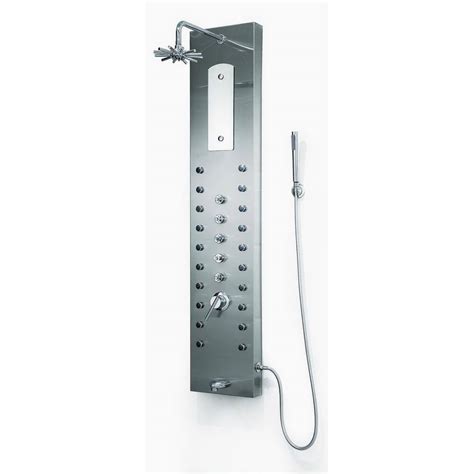 Kokols 59 In 20 Jetted Full Body Shower Panel System With Heavy Rain