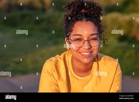 Beautiful Biracial Mixed Race African American Teenager Teen Girl Young