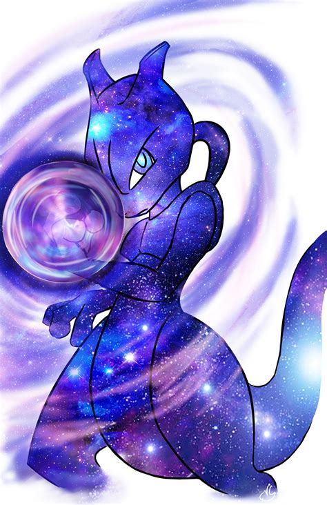 Mewtwo The Strongest In The Galaxy Mew And Mewtwo Pokemon Mew