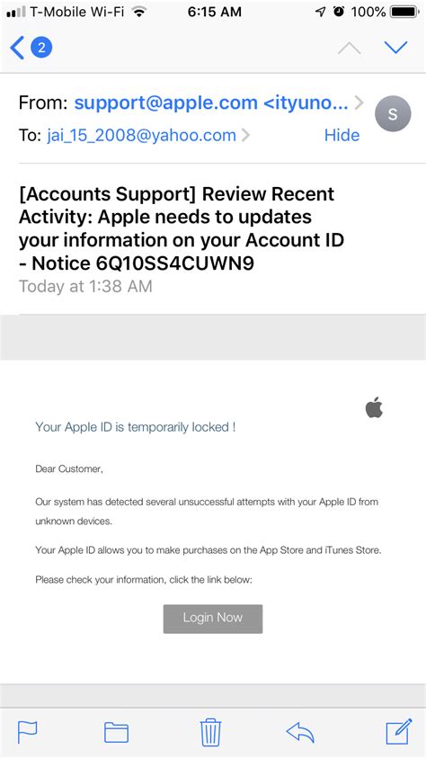 Scam Email Or Real Apple Community