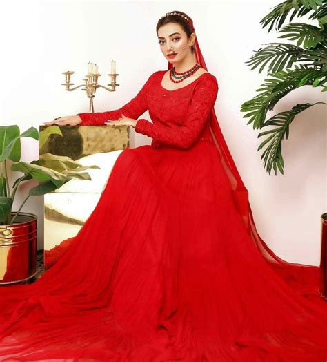 Kinza Hashmi Cutwork Blouse Designs Red Formal Dress Formal Dresses
