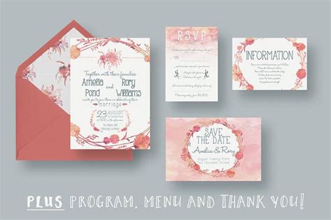 50 Wonderful Wedding Invitation And Card Design Samples Wedding