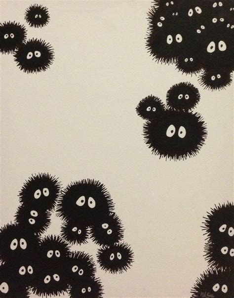 Totoro Dust Bunnies Susuwatari By Noahsturm Totoro Arte De Tim Burton Studio Ghibli