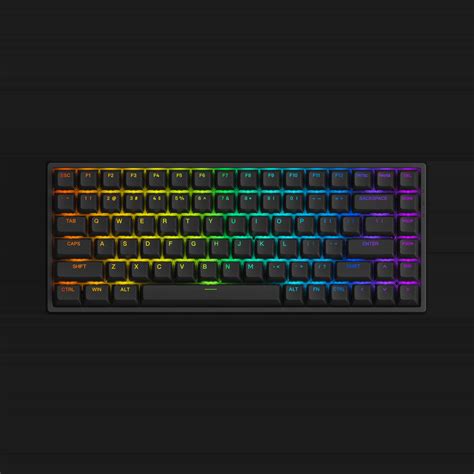 Akko S Shine Through Black Rgb Hot Swap Mechanical Gaming Keyboard Wired Key With Asa
