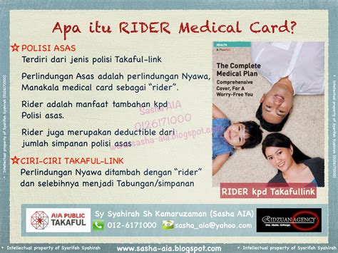 Anda mencari pelan medical card ? Sasha AIA : AIA Public Takaful Consultant: Type of Medical ...