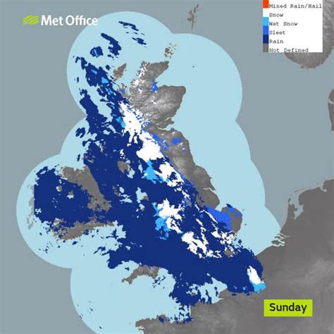 Snow Map Where Is It Snowing Today Latest Uk Forecast