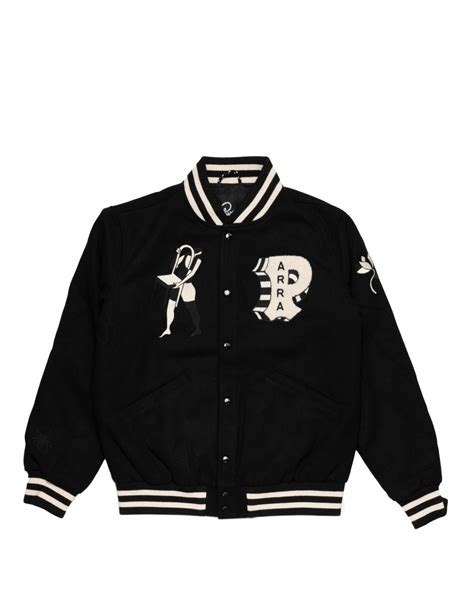 By Parra Cloudy Star Varsity Jacket 48241 Afew Store