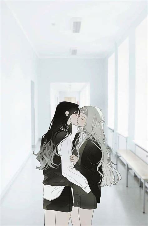Anime Girlxgirl Anime Guys Anime Art Yuri Manga Manga Art Lesbian Art Cute Lesbian Couples