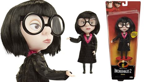 Disney Pixar The Incredibles 2 Edna Mode Poseable Action Figure Doll 2018 For Sale Online Action