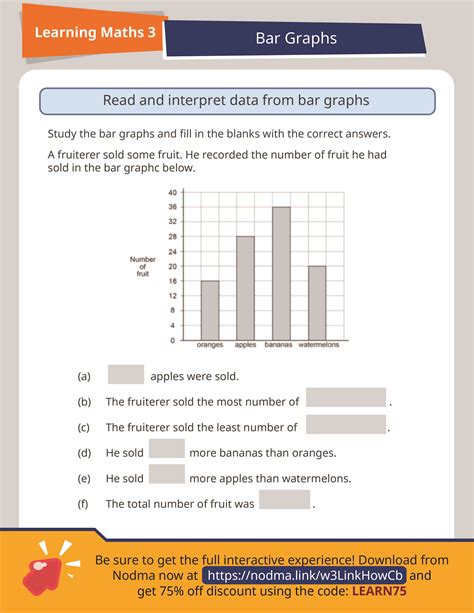 Free Printable Bar Graph Worksheets For 3rd Grade Learning How To Read