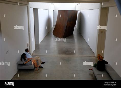 A Richard Serra Sculpture Crammed Into A Tight Space Inside Diabeacon