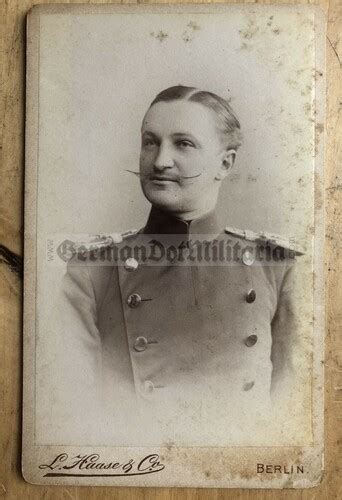 Wpc538 C1890s Imperial German Soldier Photo Carte De Visite Cdv