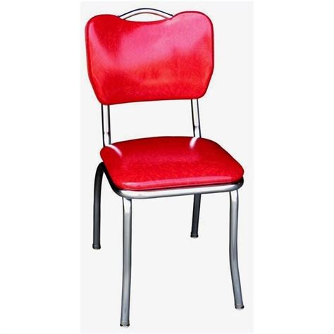 Our chrome diner style restaurant chairs are the strongest in the industry and proudly manufactured in chicago, il. Richardson Seating Retro 1950s Handle Back Chrome Diner ...