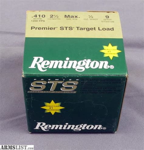 Armslist For Sale Remington 410 Premier Sts Target Load 25 Length