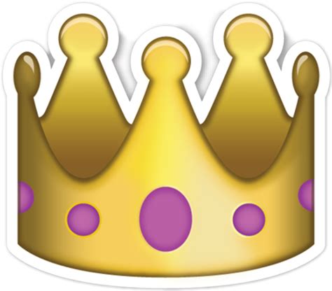 Transparent Ray Lewis Png King Crown Emoji Png Original Size Png