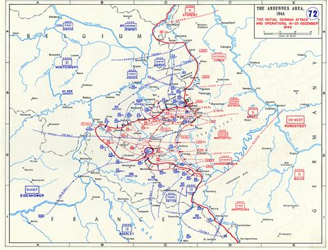 Map Of Ardennes 1944 Ww2 Military Tours World Warii Tours